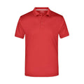 Polo Mens High Performance rosso / S - personalizzabile con logo