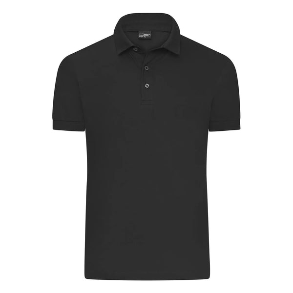 Polo Mens Mercerised nero / S - personalizzabile con logo