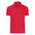 Polo Mens Mercerised rosso / S - personalizzabile con logo