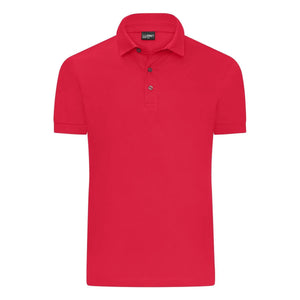 Polo Mens Mercerised rosso / S - personalizzabile con logo