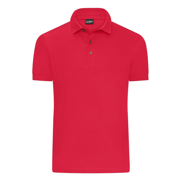 Polo Mens Mercerised rosso / S - personalizzabile con logo