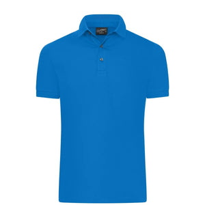 Polo Mens Mercerised Slim Fit azzurro / S - personalizzabile con logo