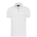 Polo Mens Mercerised Slim Fit bianco / S - personalizzabile con logo