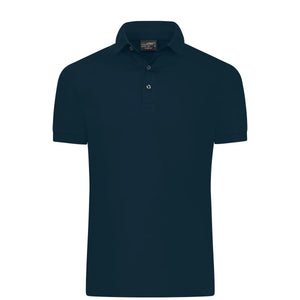 Polo Mens Mercerised Slim Fit blu / S - personalizzabile con logo