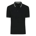 Polo Mens nero / S - personalizzabile con logo
