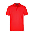 Polo Mens Pima rosso / S - personalizzabile con logo