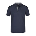 Polo Mens Plain blu / S - personalizzabile con logo