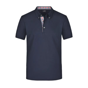 Polo Mens Plain navy/red-navy-white / S - personalizzabile con logo