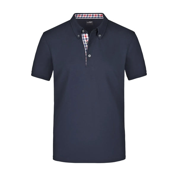 Polo Mens Plain navy/red-navy-white / S - personalizzabile con logo
