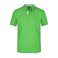 Polo Mens Plain verde / S - personalizzabile con logo