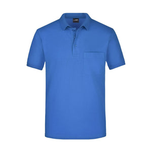 Polo Mens Pocket royal / S - personalizzabile con logo