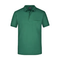 Polo Mens Pocket verde / S - personalizzabile con logo