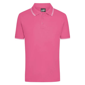 Polo Mens rosa / S - personalizzabile con logo