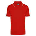 Polo Mens rosso / S - personalizzabile con logo