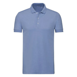 Polo Mens Stretch azzurro / S - personalizzabile con logo