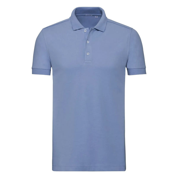Polo Mens Stretch azzurro / S - personalizzabile con logo
