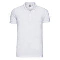 Polo Mens Stretch bianco / S - personalizzabile con logo