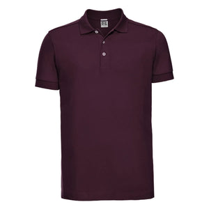 Polo Mens Stretch bordeaux / S - personalizzabile con logo