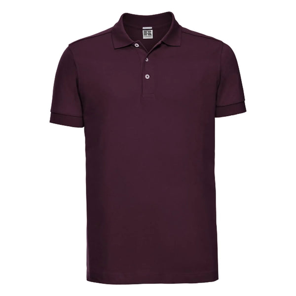 Polo Mens Stretch bordeaux / S - personalizzabile con logo