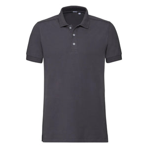 Polo Mens Stretch grigio / S - personalizzabile con logo
