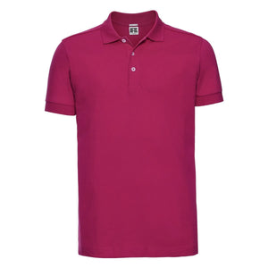 Polo Mens Stretch rosa / S - personalizzabile con logo