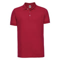 Polo Mens Stretch rosso / S - personalizzabile con logo