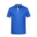 Polo Mens Stripe royal / S - personalizzabile con logo