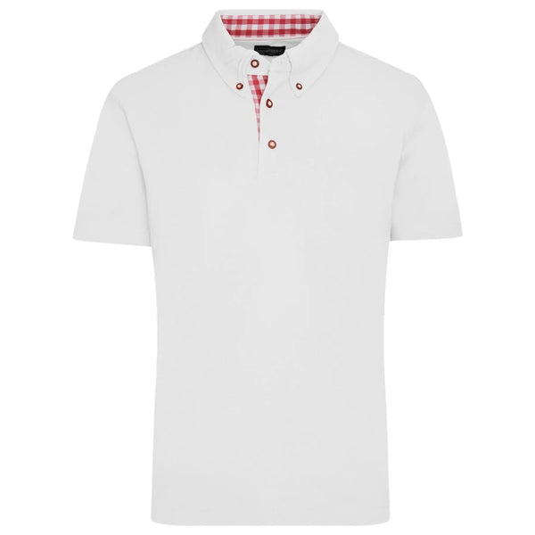 Polo Mens Traditional bianco / S - personalizzabile con logo