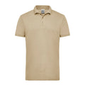 Polo Mens Workwear beige / XS - personalizzabile con logo