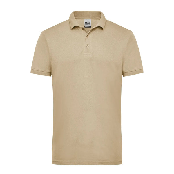 Polo Mens Workwear beige / XS - personalizzabile con logo