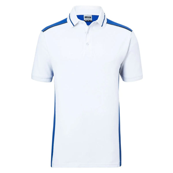 Polo Mens Workwear - Color bianco / XS - personalizzabile con logo