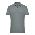 Polo Mens Workwear dark-grey / XS - personalizzabile con logo