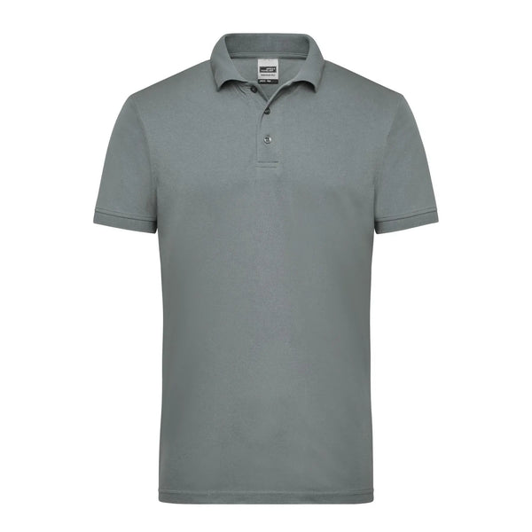 Polo Mens Workwear dark-grey / XS - personalizzabile con logo