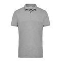 Polo Mens Workwear grey-heather / XS - personalizzabile con logo