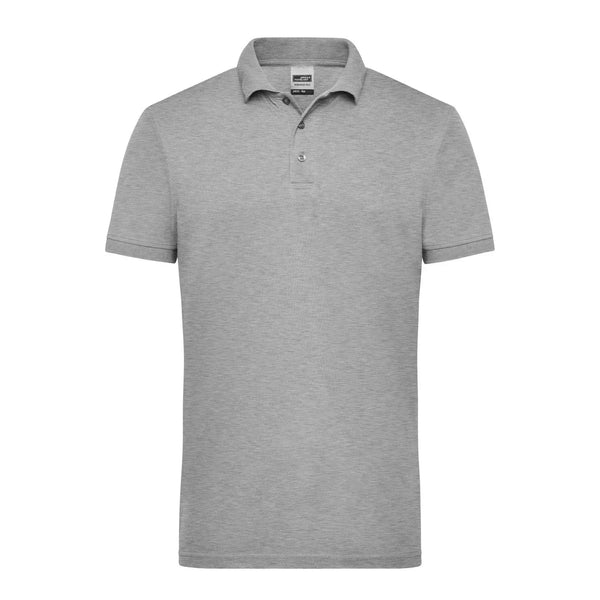 Polo Mens Workwear grey-heather / XS - personalizzabile con logo