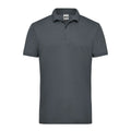 Polo Mens Workwear grigio / XS - personalizzabile con logo