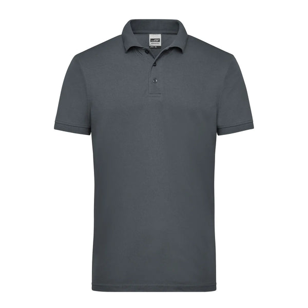Polo Mens Workwear grigio / XS - personalizzabile con logo