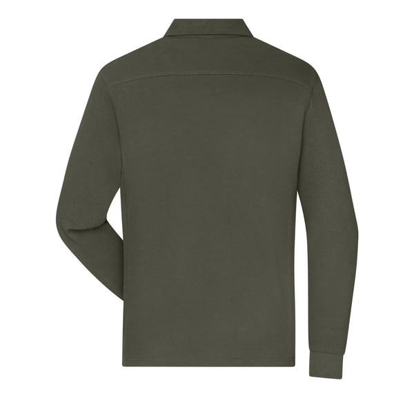 Polo Mens Workwear-maniche lunghe - personalizzabile con logo