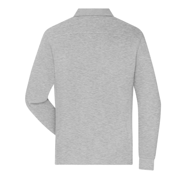 Polo Mens Workwear-maniche lunghe - personalizzabile con logo