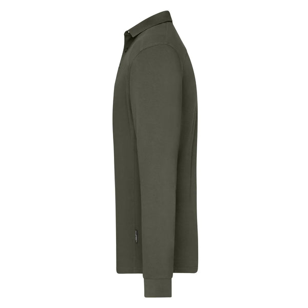 Polo Mens Workwear-maniche lunghe - personalizzabile con logo
