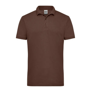 Polo Mens Workwear marrone / XS - personalizzabile con logo
