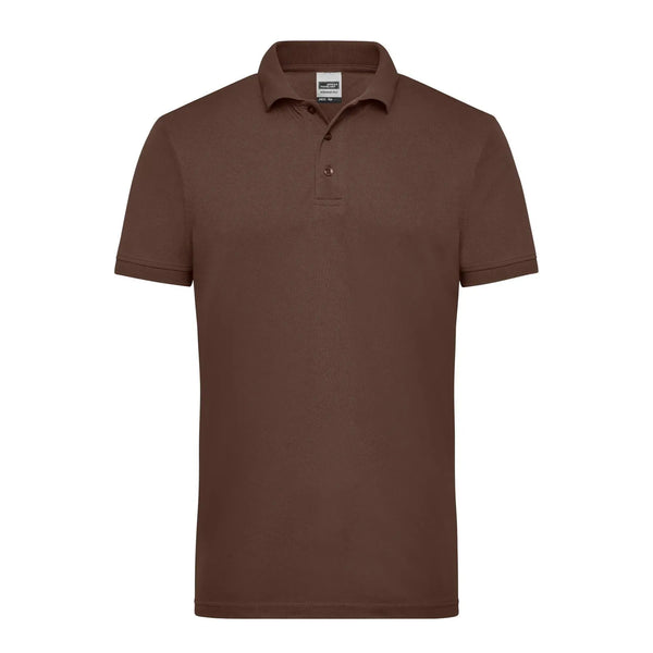 Polo Mens Workwear marrone / XS - personalizzabile con logo