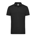 Polo Mens Workwear nero / XS - personalizzabile con logo