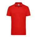 Polo Mens Workwear rosso / XS - personalizzabile con logo
