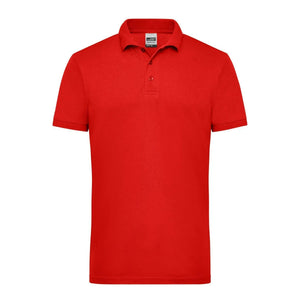 Polo Mens Workwear rosso / XS - personalizzabile con logo