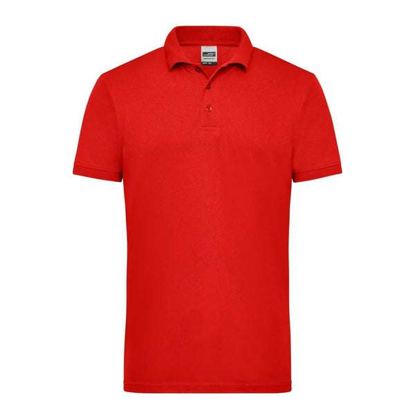 Polo Mens Workwear rosso / XS - personalizzabile con logo