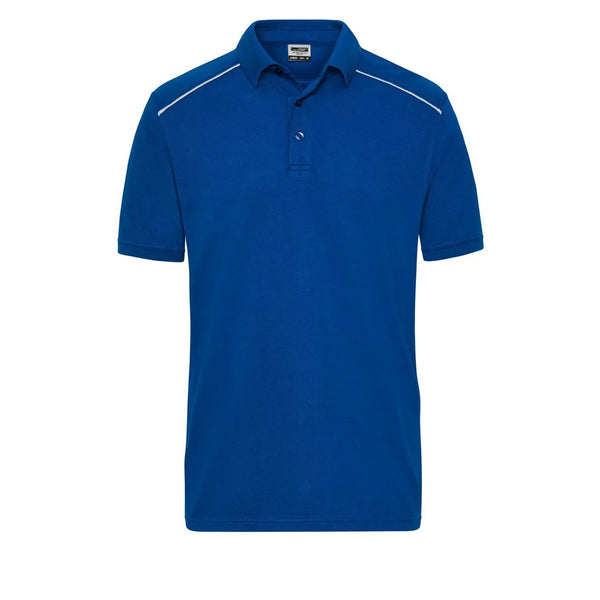 Polo Mens Workwear - Solid blu / XS - personalizzabile con logo