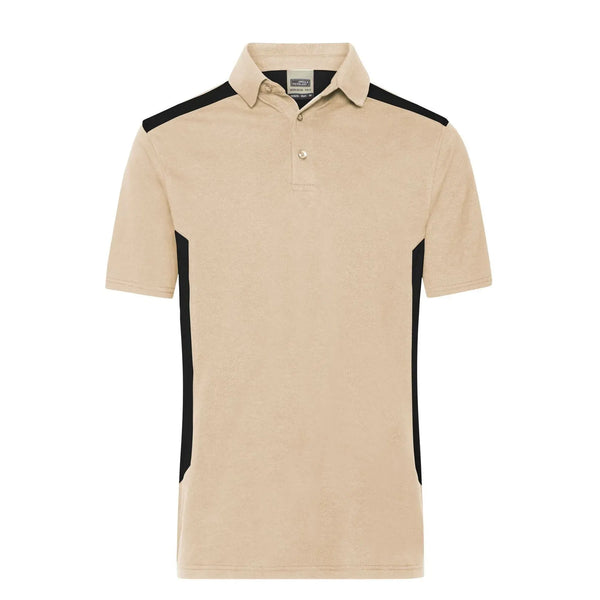 Polo Mens Workwear - Strong beige / XS - personalizzabile con logo