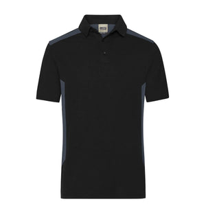 Polo Mens Workwear - Strong nero / XS - personalizzabile con logo