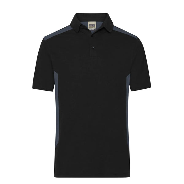 Polo Mens Workwear - Strong nero / XS - personalizzabile con logo